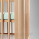 Ellaboora Baby Cot 4 in 1 Premium Beach Wood With Mattress