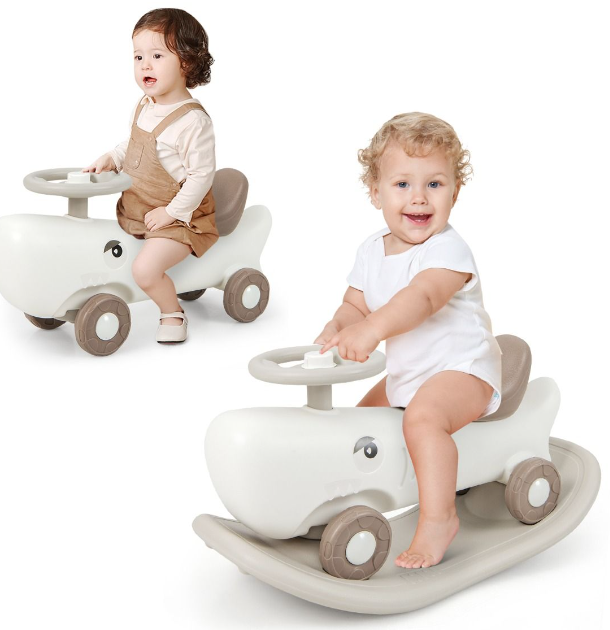 Convertible Rocking Horse and Sliding Car