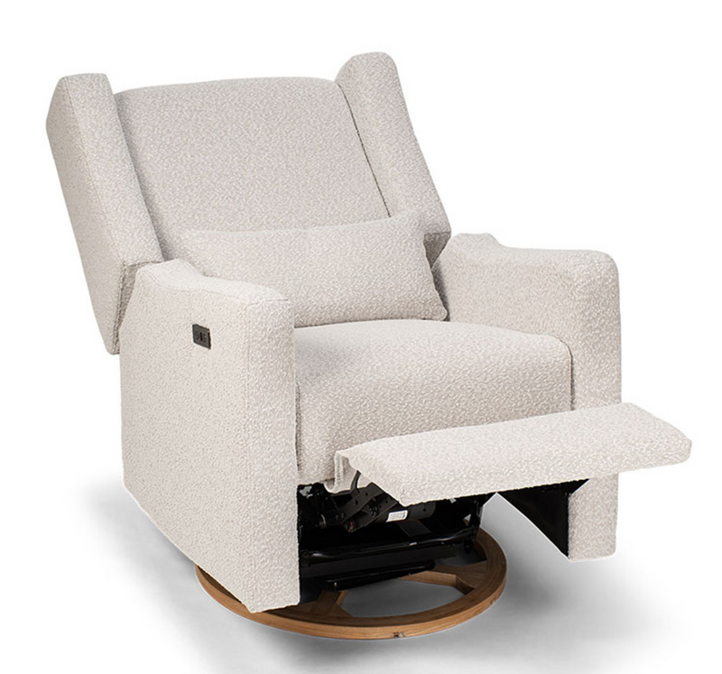 COCOON BONDI Electric Recliner Glider Nursery Chair in Light Grey