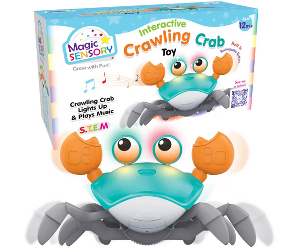 Magic Sensory Interactive Crab Crawler Blue