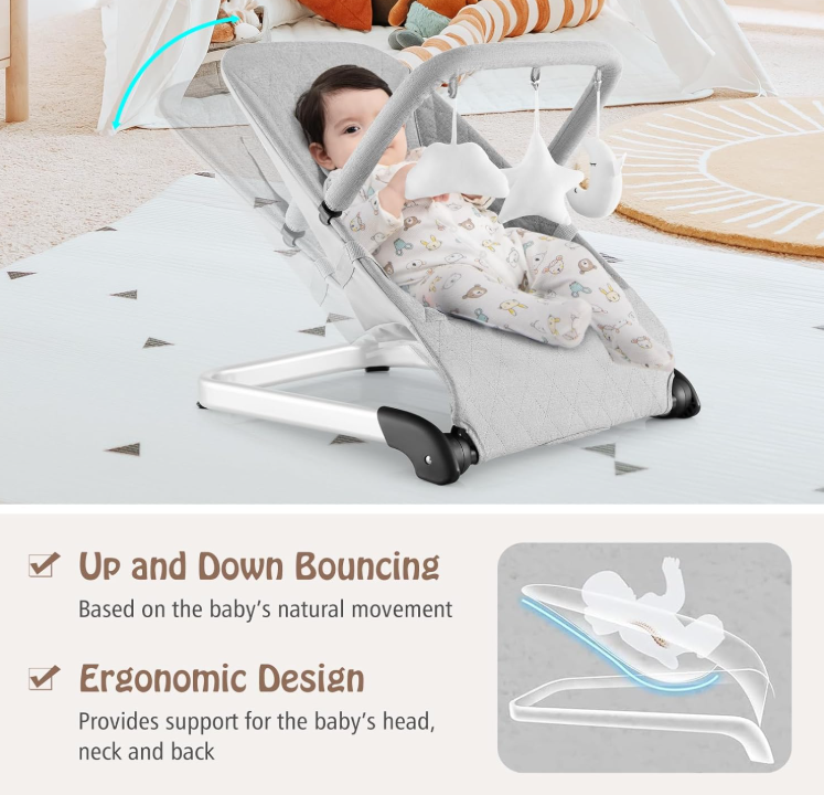 Rever Bebe Foldable Baby Bouncer