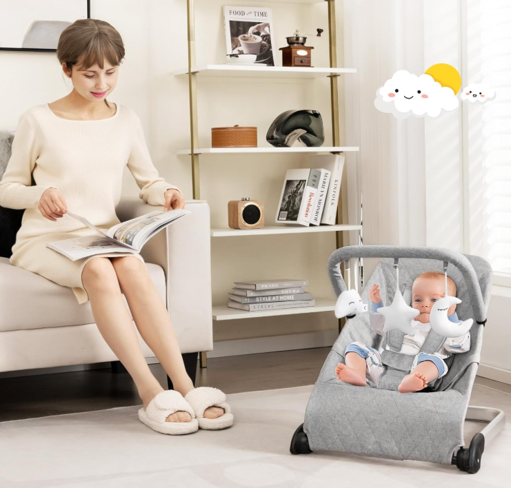 Rever Bebe Foldable Baby Bouncer