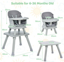 Rever Bebe 8 in 1 High Chair
