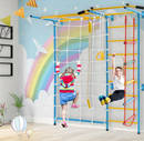 Indoor Jungle Gym, 7-in-1 Steel Playground