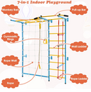 Indoor Jungle Gym, 7-in-1 Steel Playground