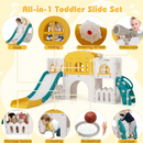 Rever Bebe Royal Castle Adventure Playset: Slide, Hoop, and Storage