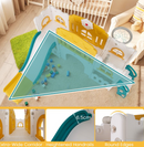 Rever Bebe Royal Castle Adventure Playset: Slide, Hoop, and Storage