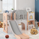 Rever Bebe Royal Castle Adventure Playset: Slide, Hoop, and Storage
