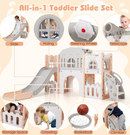 Rever Bebe Royal Castle Adventure Playset: Slide, Hoop, and Storage