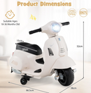 Licensed Vespa Kids Ride on Motorcycle