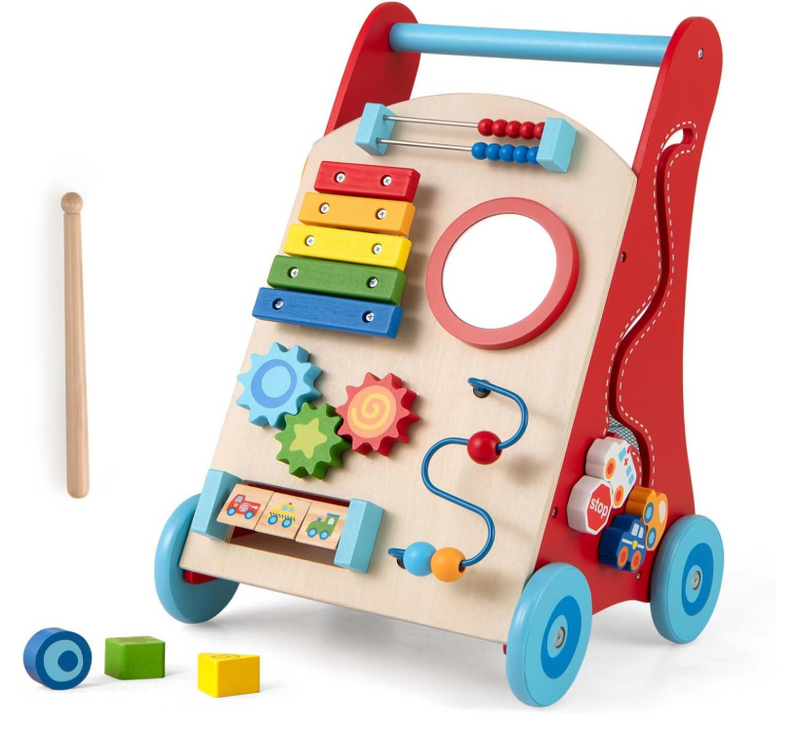 Rever Bebe  All-in-1 Wooden Baby Walker