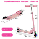 Rever Bebe Foldable Scooter with LED Light