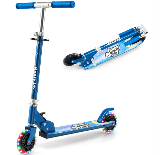 Rever Bebe Foldable Scooter with LED Light