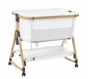 Rever Bebe Dream On Me Air Plus Bedside Bassinet Co Sleeper Peral White