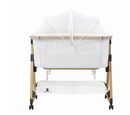 Rever Bebe Dream On Me Air Plus Bedside Bassinet Co Sleeper Peral White