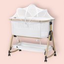 Rever Bebe Dream On Me Air Plus Bedside Bassinet Co Sleeper Peral White
