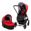 Valco Baby Snap Ultra P + Bassinet Bundle Red