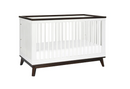 Babyletto Scoot 3 in 1 cot and  Dresser Set White/Walnut