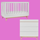 Designer Kids Aura Cot & Chest Package