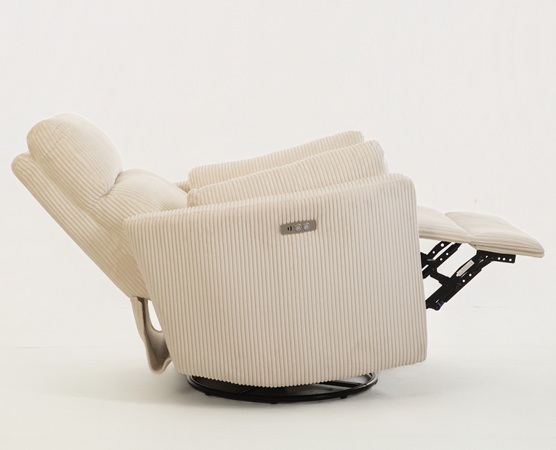 Rever Bebe Milano Glider Nursery Electric Swivel Rocker Recliner