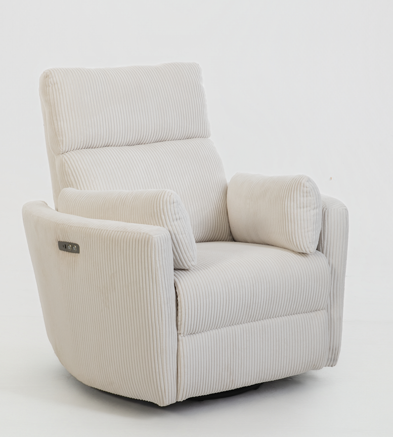 Rever Bebe Milano Glider Nursery Electric Swivel Rocker Recliner