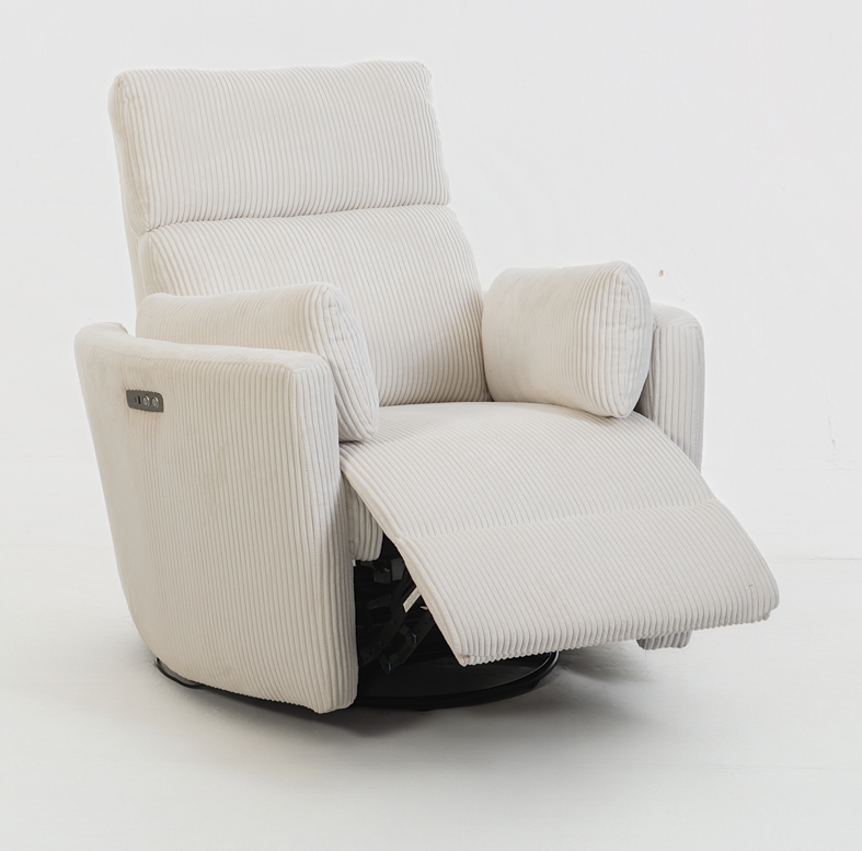 Rever Bebe Milano Glider Nursery Electric Swivel Rocker Recliner