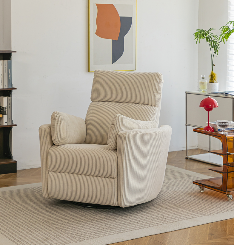 Rever Bebe Milano Glider Nursery Electric Swivel Rocker Recliner