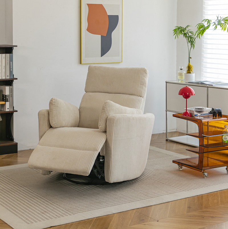 Rever Bebe Milano Glider Nursery Electric Swivel Rocker Recliner