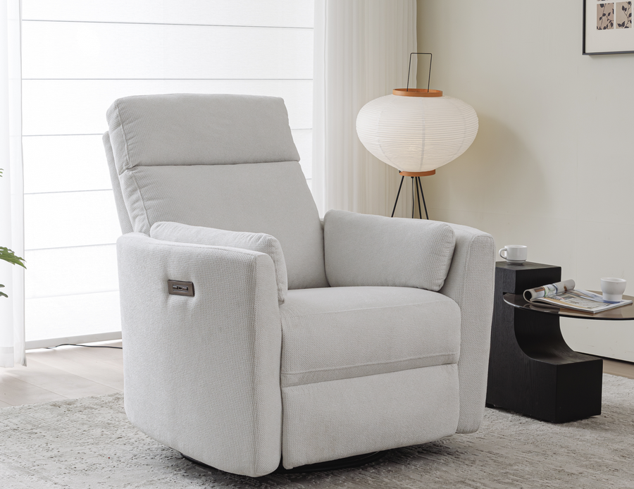 Rever Bebe Douce Electric Recliner — Ivory Weave