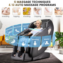 Costway Zero Gravity Shiatsu Massage Chair with Full Body Air Bags