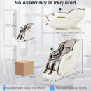 Costway SL Track 3D Massage Chair Full Body Zero Gravity Massage Recliner with Airbags