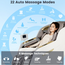 Costway SL Track 3D Massage Chair Full Body Zero Gravity Massage Recliner with Airbags