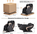 Costway Full Body 3D Massage Recliner Chair with Double SL Track and 12 Auto Modes