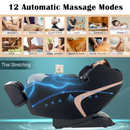 Costway Full Body 3D Massage Recliner Chair with Double SL Track and 12 Auto Modes
