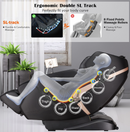 Costway Full Body 3D Massage Recliner Chair with Double SL Track and 12 Auto Modes