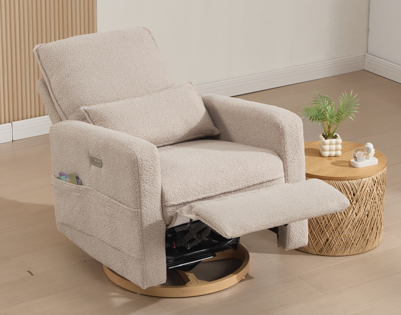 Rever Bebe Serena Electric Recliner Glider Nursery Chair