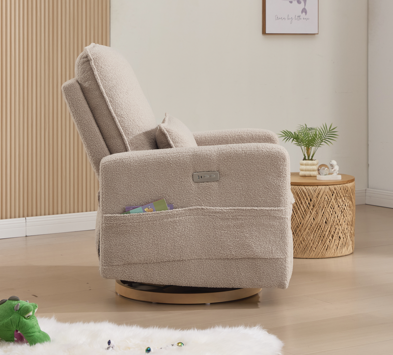 Rever Bebe Serena Electric Recliner Glider Nursery Chair