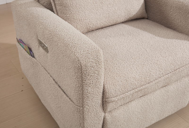 Rever Bebe Serena Electric Recliner Glider Nursery Chair