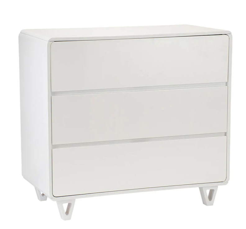 Cocoon VIBE 4in1 Cot, Dresser & Mattress Package White