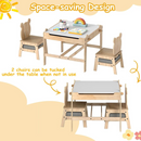 Rever Bebe Kids 4-in-1 Activity Table & Chairs Set