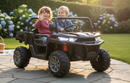 2-Seater Kids Ride On Dump Truck, 12V Electric Toy Tractor Off Road UTV