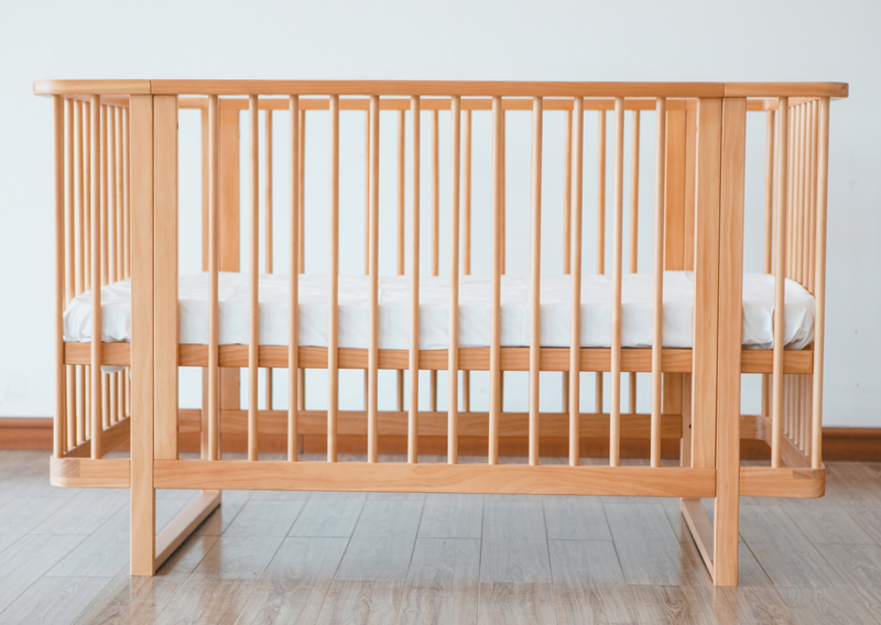 Rever Bebe Agra cot + Mattress + Dresser Nursery Package