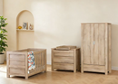 Rever Bebe Classic Cot, Chest and wardrobe 3 Piece Package (Ash)