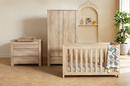 Rever Bebe Classic Wooden Wardrobe Ash