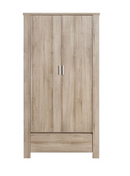 Rever Bebe Classic Wooden Wardrobe Ash