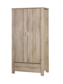 Rever Bebe Classic Wooden Wardrobe Ash