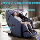 Costway Immersion 63 4D Full Body Massage Chair with Heating Shawl and Airbags