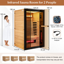 Relaxe Caldera™ Full Spectrum Infrared Sauna With Red Light