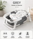 Rever Bebe Foldable Bath with thermometer and Mat V2