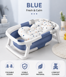 Rever Bebe Foldable Bath with thermometer and Mat V2
